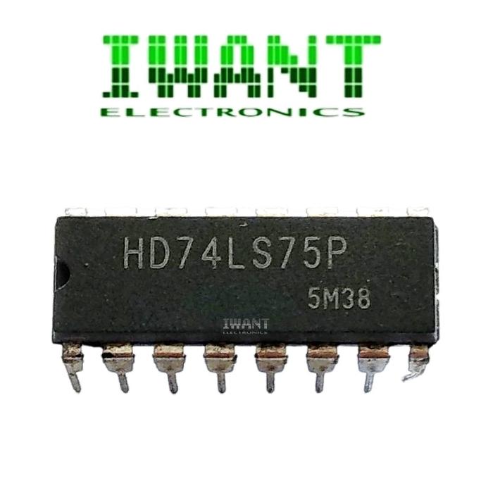 Jual 74LS75 SN74LS75N IC HD74LS75P DIP 7475 IC 74 LS75 74LS75N - HD ...