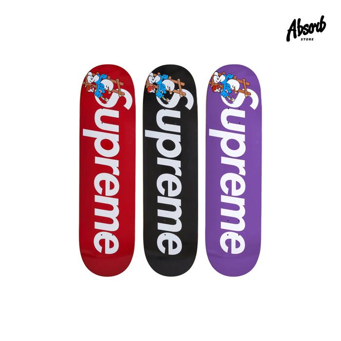 Supreme Smurfs Skateboard 20AW