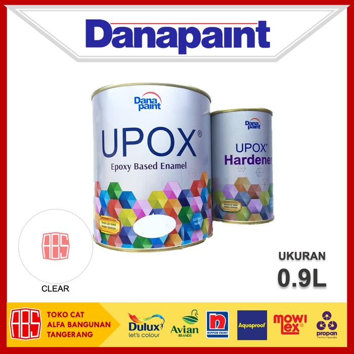 Gambar Cat Lantai Dana Paint UPOX + Hardener 0.9L - Epoxy Based Enamel - Clear dari Toko Cat Alfa Bangunan undefined Tokopedia