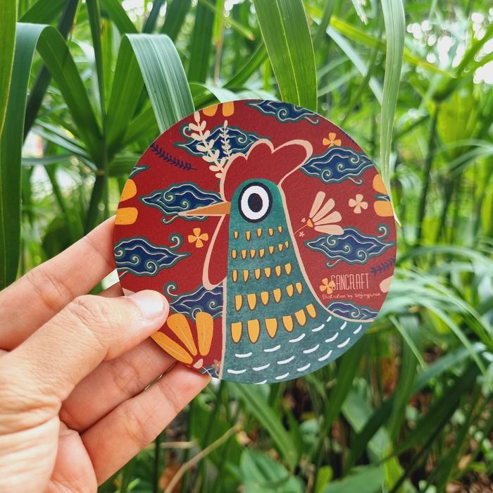 Gambar Coaster - Rooster dari SANCRAFT ID undefined Tokopedia