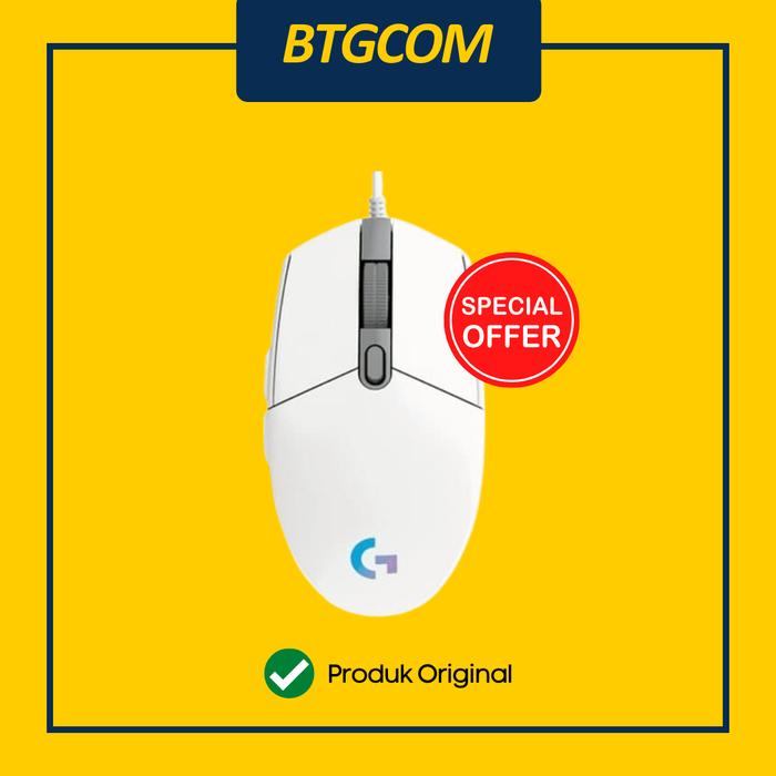 Gambar Logitech G102 Lightsync RGB Gaming Black/White Mouse - Putih dari btgcom undefined Tokopedia