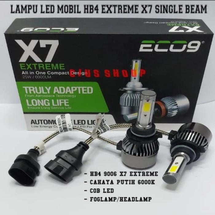 Gambar LAMPU LED X7 HEADLAMP FOGHLAMP MOBIL 25W SUPER BRIGHT - X7 HB4 1WARNA dari fajri variasi undefined Tokopedia
