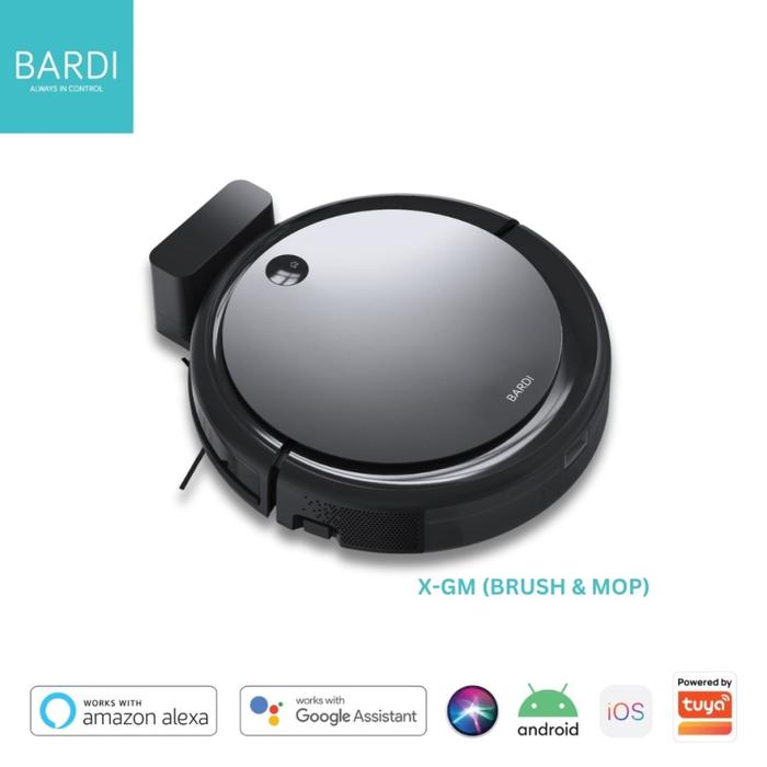 Gambar BARDI Smart Vacuum Robot ( X-GB / X-GM ) - X-GM brush&mop dari BARDI Smarthome ID undefined Tokopedia
