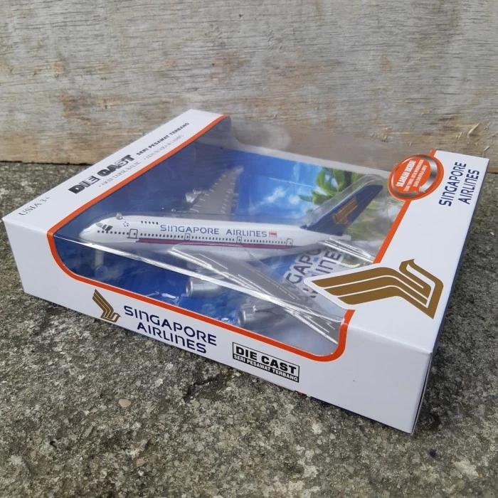 Gambar Diecast Pesawat Citilink - Miniatur Die cast Plane Pull Back Action - singapore dari Rumah Chiko undefined Tokopedia