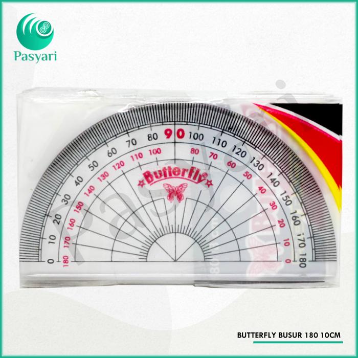 Jual Butterfly Protractor / penggaris Busur 180 / busur Circle 360 ...