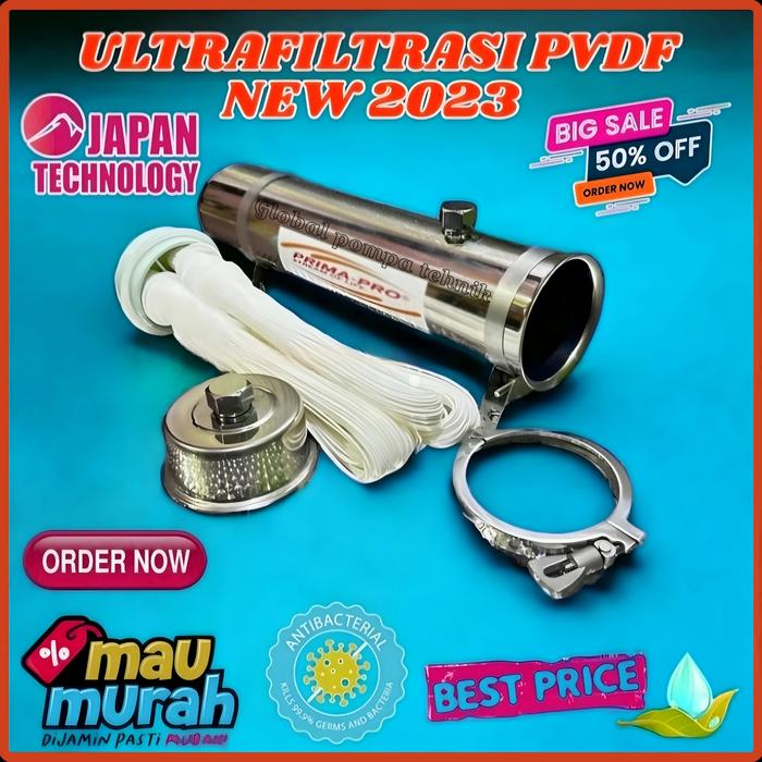 Gambar Ultrafiltrasi PVDV 1000 Lph Filter Air Ultrafiltrasi Pvdf 1000 Lph - UF SATU SET dari global pompa tehnik undefined Tokopedia