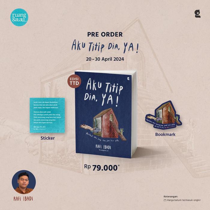 Gambar Buku Novel Aku Titip Dia, Ya! - Gradien Mediatama - Rafi Ibadi - Special Offer dari BumifiksiJogjakarta undefined Tokopedia