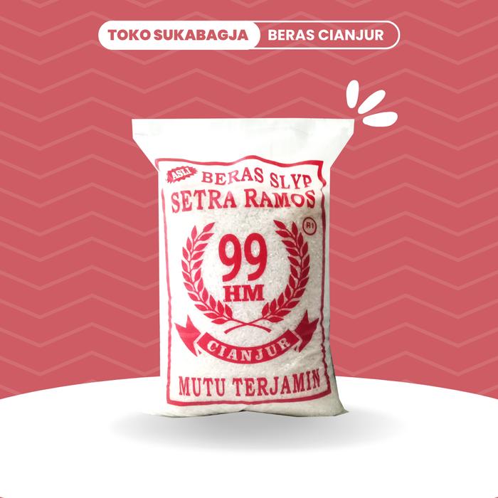 Gambar Setra Ramos 99HM Beras Putih Wangi Pulen Asli Cianjur SLYP 1Liter/ 1Kg - 1 Liter dari Toko Sukabagja undefined Tokopedia