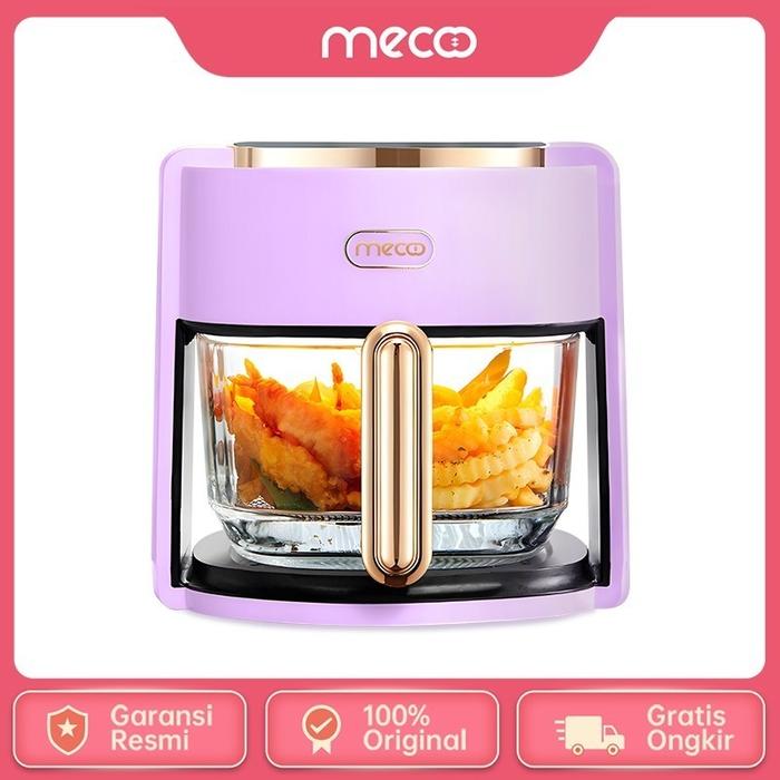 Gambar NEW AIR FRYER MECOO TRANSPARAN DIGITAL - Kapasitas 5 Liter - irish lilac dari OXYGEN-ID undefined Tokopedia