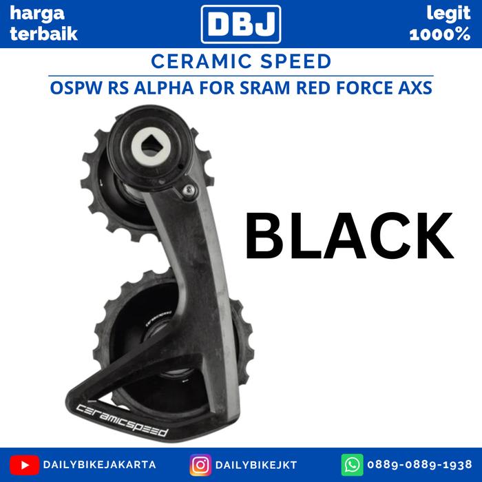 Gambar OSPW CERAMIC SPEED RS ALPHA FOR SRAM RED FORCE ETAP AXS 12 SPEED - BLACK dari Daily Bike Shop_NEW undefined Tokopedia