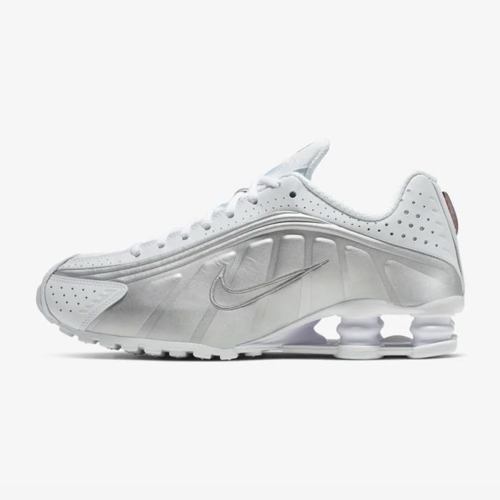 Jual Nike Shox R4 Sneakers W White Silver Original Authentic