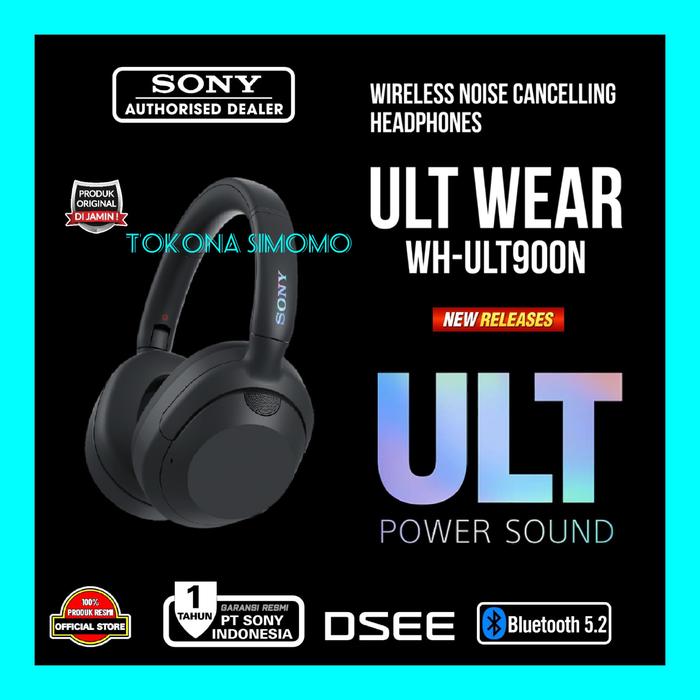 Gambar Sony WH ULT900N / ULT WEAR Wireless Noise Cancelling Headphones - BLACK dari tokona simomo undefined Tokopedia