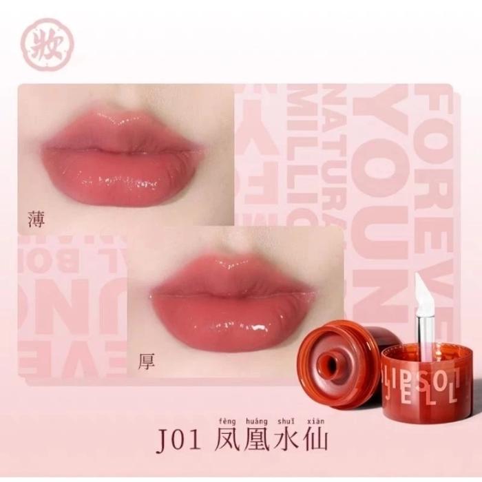 Gambar HEZHUANG Lip Jelly Gloss Mirror Douyin - J01 dari Cosmo World Bloom undefined Tokopedia