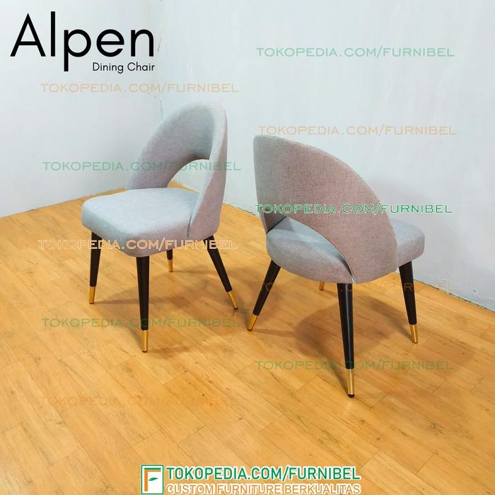 Gambar Kursi Makan Mewah Minimalis - Alpen dari Furnibel undefined Tokopedia