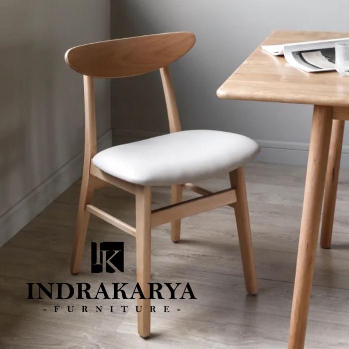 Gambar PROMO Kursi Cafe Ropan/kursi Makan Ropan Kayu Jati Solif Jepara - Finishing+Jok dari Indrakarya Furniture undefined Tokopedia