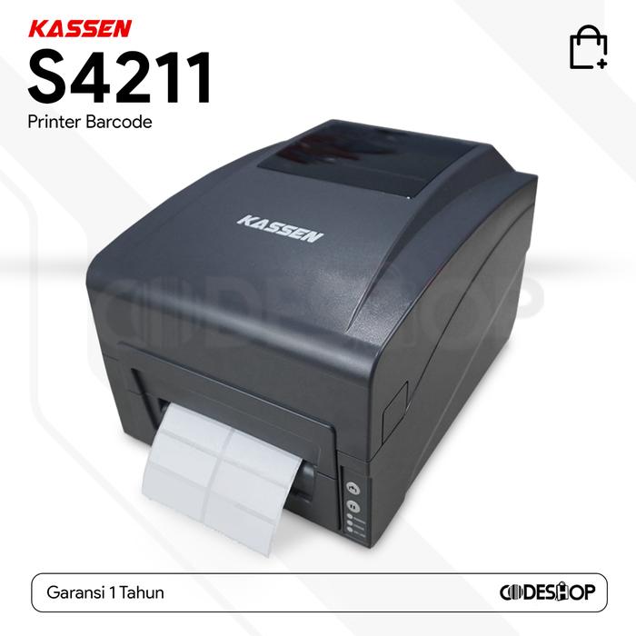 Gambar Printer Thermal Label Barcode interface Ethernet / Lan - Kassen S4211 dari Codeshop Surabaya Barat undefined Tokopedia
