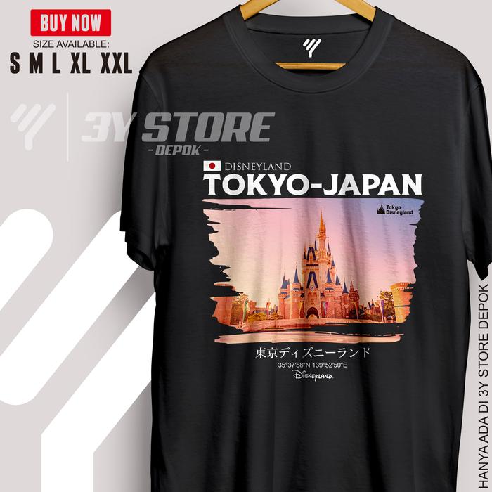 Gambar KAOS OLEH-OLEH JEPANG LIBURAN WISATA KELILING DUNIA / 3Y STOREE - TOKYO DISLAND, S dari 3Y STOREE undefined Tokopedia