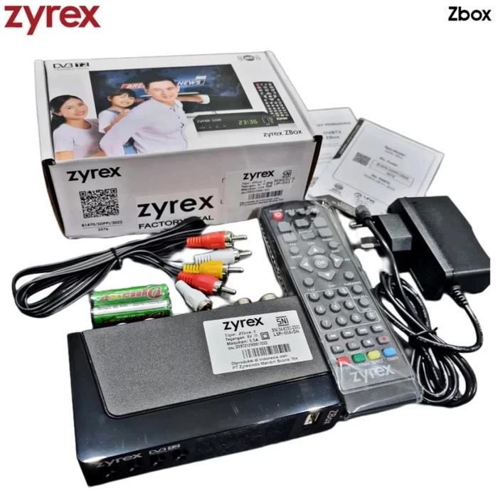 Gambar STB Set Top Box Siaran TV Digital DVB T2 Full HD - Zyrex ZBox dari Doe Alendra undefined Tokopedia
