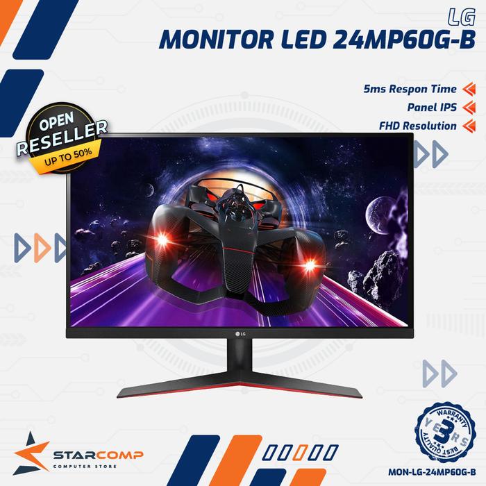 Gambar Monitor LED LG 24MP60G-B FHD IPS FreeSync 75Hz 24MP60G dari Starcomp Origin undefined Tokopedia
