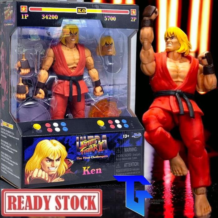 Gambar JADA TOYS Ultra Street Fighter II - Ken 1/12 Scale Action Figure dari TransGadget Indonesia undefined Tokopedia