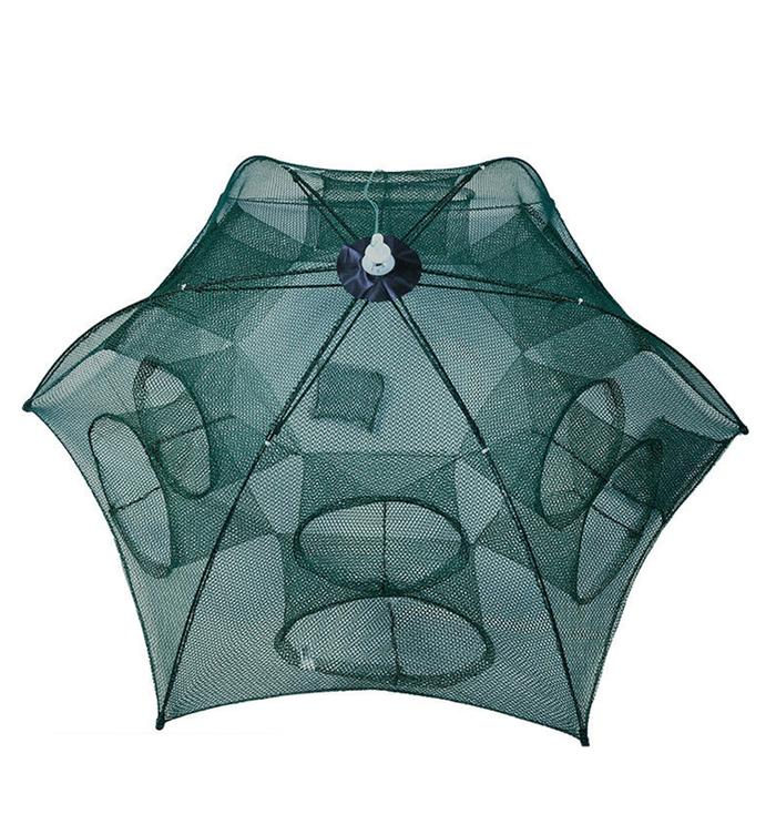 Gambar Bubu Payung Murah Bubu Ikan Perangkap Ikan Bubu Udang 6~16 Lubang Lele Lobster Untuk Sungai Danau - 12 Lubang dari mancinglaut undefined Tokopedia