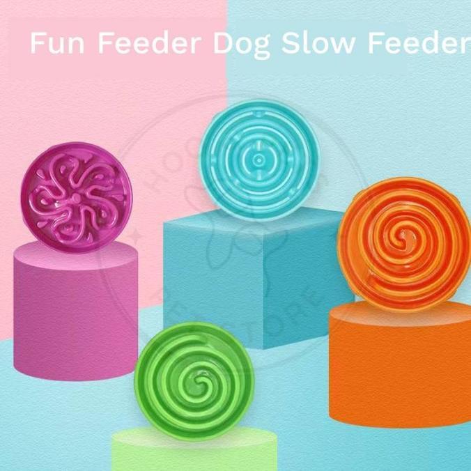 Gambar Slow Feeder Dog Cat Pet Bowl Fun Feeder Slow Feeding Tempat Makan - Pink, Small dari Sri Pet Shop 00 undefined Tokopedia