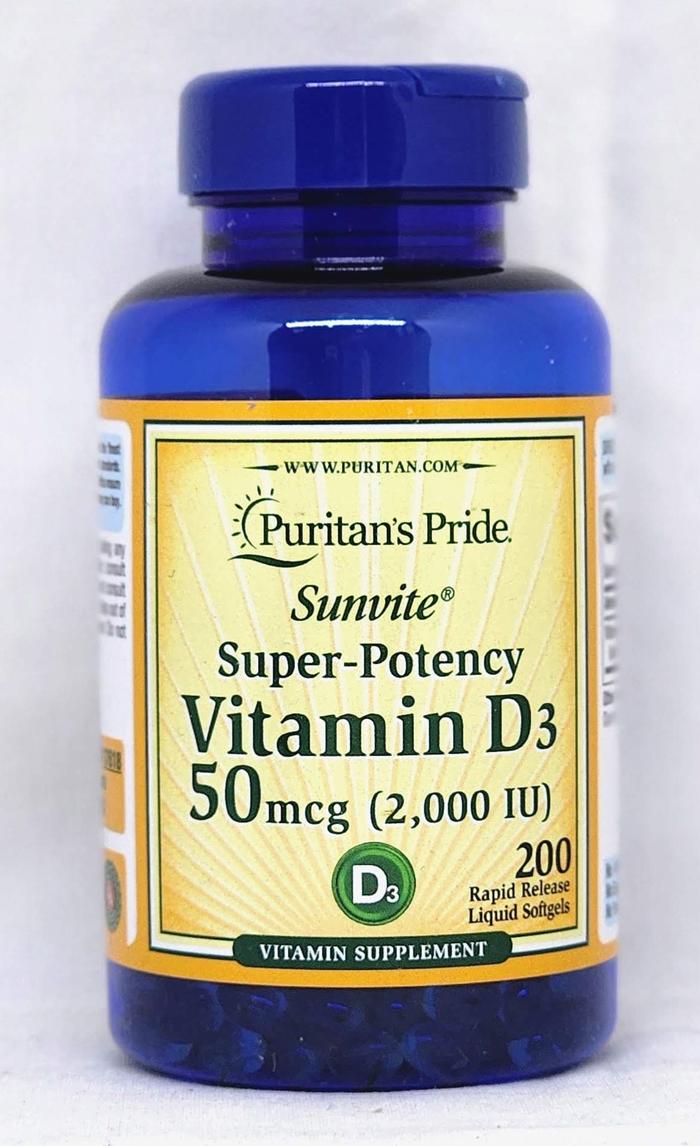 Gambar Puritans Pride Vitamin D3 2000 IU 50 mcg High Potency 200 & 100 gel - DuaRatusSoftgel dari KANA SuperStore undefined Tokopedia