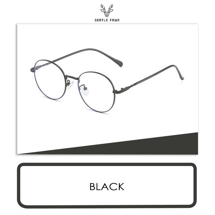 Gambar Gray Pink Frame Kacamata Anti radiasi Blueray Anti Sinar Biru Bentuk Bulat Korean Style Fashion Pria Wanita Bisa Lensa Minus Photocromic Bluecromic 5060 - BLACK, BLUERAY NORMAL dari Gray Pink undefined Tokopedia