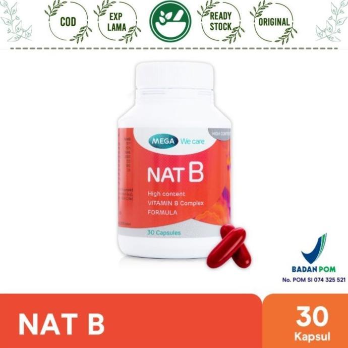 Gambar Nat B High Content Vitamin B Complex Mega We Care 100% Asli 40' 30' dari DUNIA ELEKTRONICC undefined Tokopedia