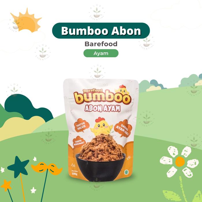 Gambar Barefood Bumboo Abon MPASI tanpa MSG & Pengawet - Abon MPASI Bumboo - Abon Ayam dari Alora Essential undefined Tokopedia