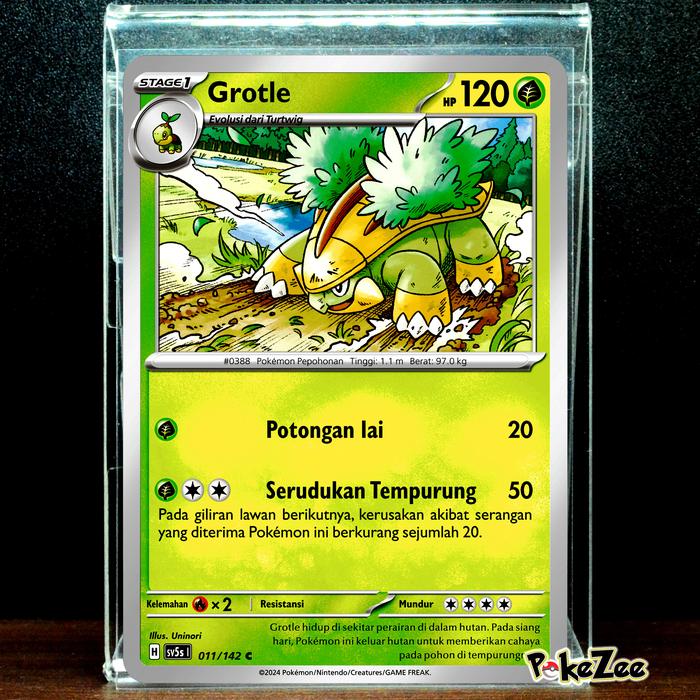 Grotle Transparent Jual Turtwig Grotle sv5s Kartu Pokemon TCG Indonesia Paradoks Andalan ...