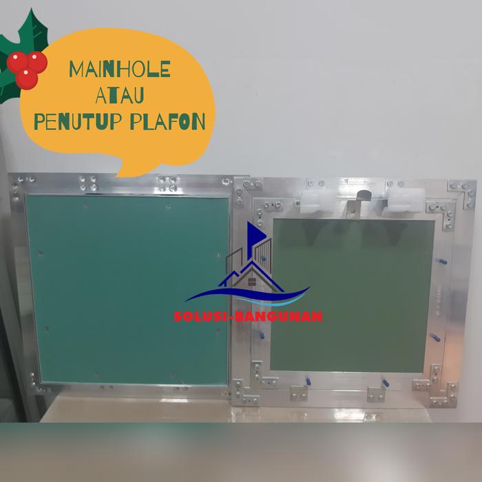 Gambar MAINHOLE PUSHING LOCK (GA) / MANHOLE TEKAN/ LUBANG PLAFON / 30,45,60 dari Solusi-bangunan undefined 5 Tokopedia