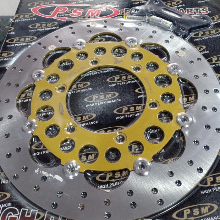Gambar disc psm floating 320mm honda cb150r/ piringan cakram psm cb 150r old - GOLD dari venom speed shop undefined Tokopedia