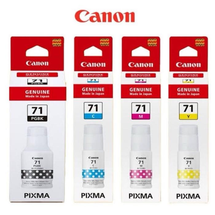 Gambar Tinta Canon Gi-71 PREMIUM Untuk Printer G1020 G2020 G2021 G2060 G3020 - Hitam dari Boss Ink undefined Tokopedia