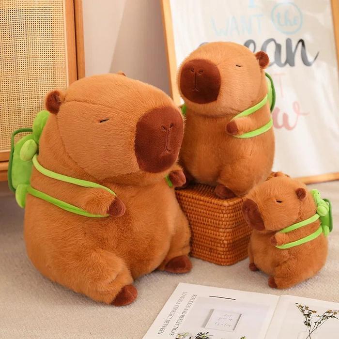 Gambar Boneka Capybara Plushie Ukuran 25cm Bahan Plush Hadiah Ulang Tahun Anak - L 35 cm dari Eliseo445 undefined Tokopedia