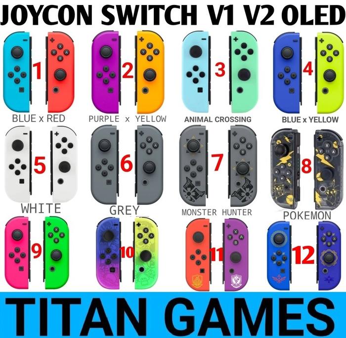 New Switch Joycon Colors Neon All Joy Con Colors Joycon Nintendo - Main Image