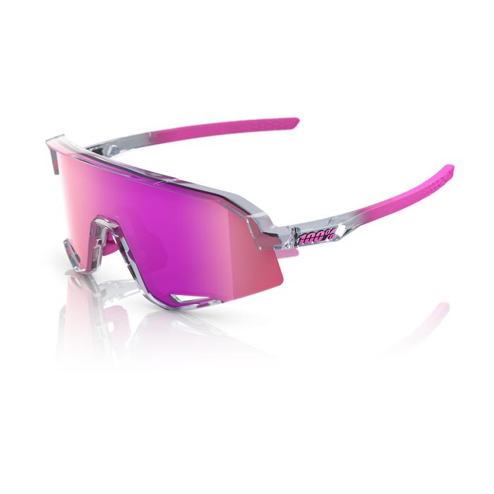 Gambar Sunglasses 100% SLENDALE Translucent Grey - Purple Multilayer Mirror Lens / Kacamata Hitam Olahraga Lari Marathon RB MTB XC Downhill / Ride100Percent dari 100Percent Indonesia undefined Tokopedia