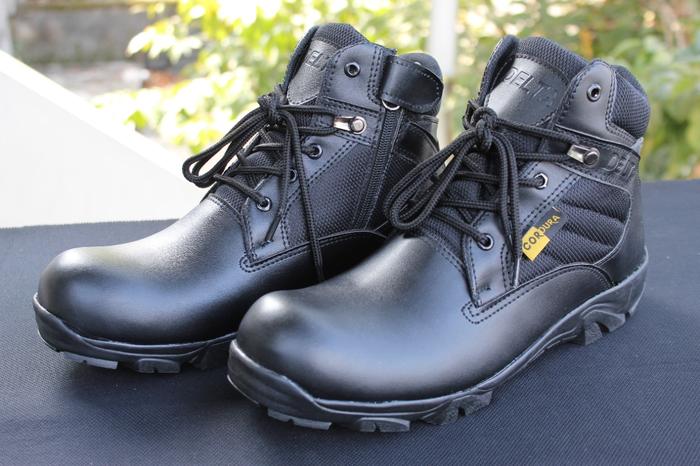 Sepatu Pria Delta Tactical Low 6'in Boots Safety Black Suede Ujung Besi  Hitam, 38 di Samudra_shoes Tokopedia