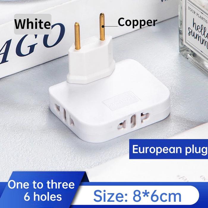 Plug Putih Jual 3in1 Power Socket Plug In Stop Kontak Steker Lipat Colokan Steker ...