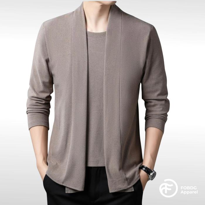 Gambar Fobdg Baju Kaos Blazer Matoa Lengan panjang Bahan Cotton - Mocca, S dari Fobdg Indonesia undefined Tokopedia