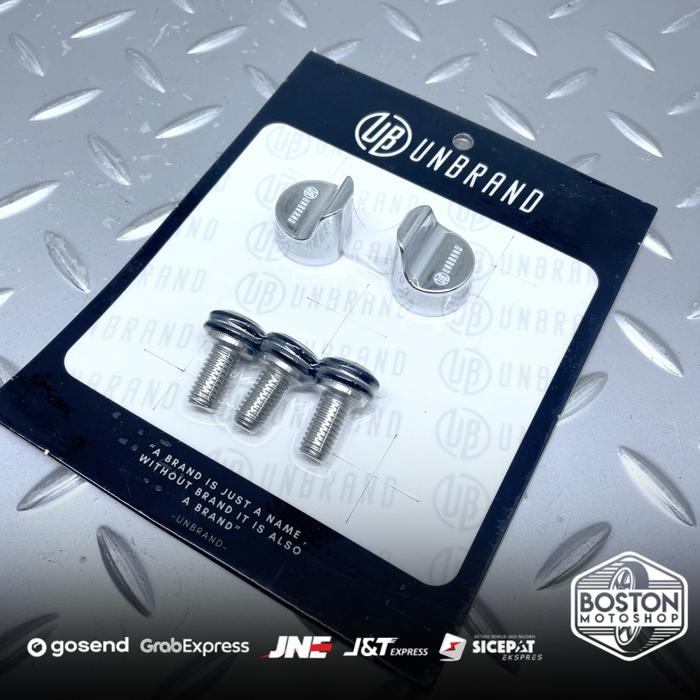 Gambar Mirror Hole Tutup Lubang Unbrand Spion Vespa Matic - Chrome dari Boston Motoshop undefined Tokopedia