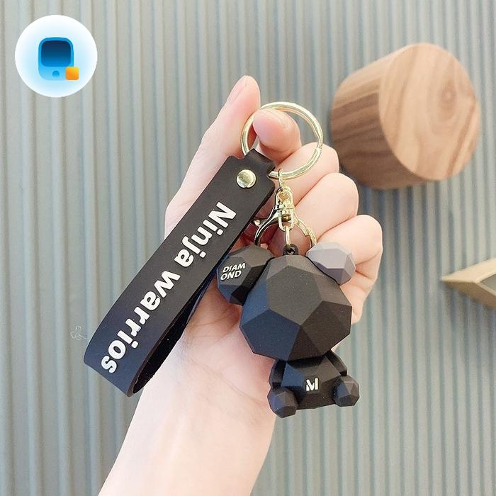 Gambar Gantungan Kunci Kartun Cartoon Ninja Warrior Kaws Aksesoris Tas Lucu - Hitam dari feynluxe undefined Tokopedia