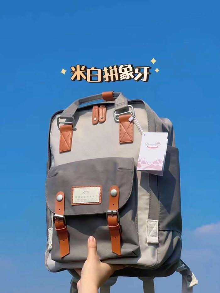 Gambar BACKPACK DOUGHNUT (LARGE) NEW SERIES Wanita Ransel - GRAYCREAM dari Midasbylianaly undefined Tokopedia