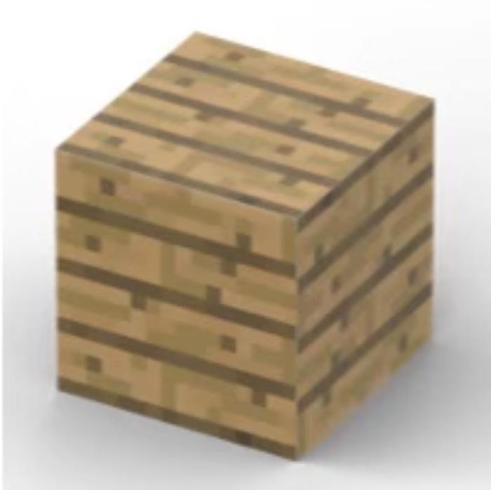 Gambar Minecraft magnetic block satuan / block magnet minecraft. (KATALOG 1) - Wooden Plank dari Pou Indo undefined Tokopedia
