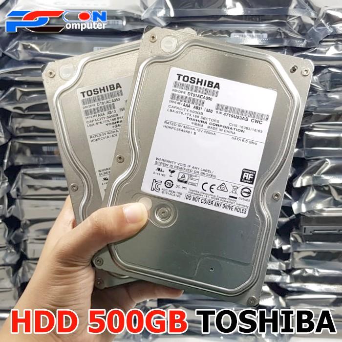 Gambar HDD HARDISK INTERNAL PC 500GB SATA 3.5INCH - TOSHIBA dari PC ON COMPUTER undefined Tokopedia