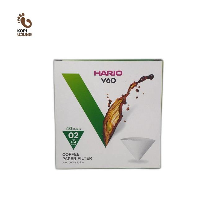 Gambar Hario V60 Coffee Paper Filter 01 - 02 dari Kopi Ujung undefined Tokopedia
