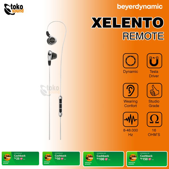 Gambar Beyerdynamic Xelento Remote (Audiophile Tesla in-ear for mobile devic) - GEN 1 dari Tokosound Proaudio undefined Tokopedia