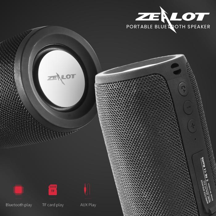 Gambar Zealot Portable Bluetooth Speaker - S32 Super Bass dari Green soris undefined Tokopedia