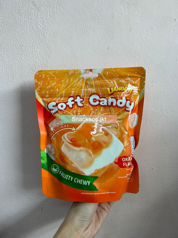 Gambar LIANGGUI SOFT CHEWY CANDY ORANGE JERUK / STRAWBERRY / MANGO MANGGA- JELLY - SOFT ORANGE, LIANGGUI dari Snacksos.jkt undefined Tokopedia