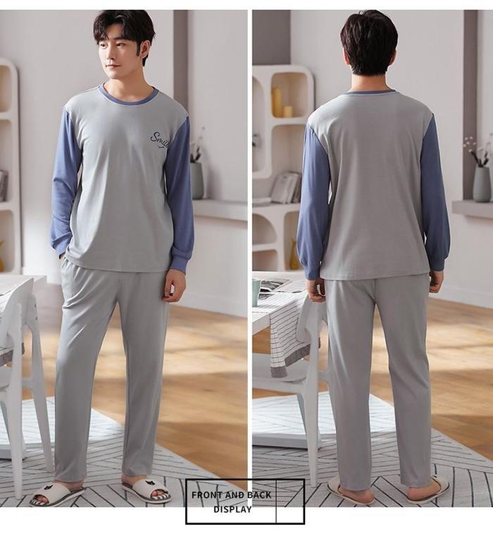 Gambar PIYAMA COWOK DEWASA KAOS SPANDEX IMPORT BAJU TIDUR PRIA SET CELANA - 1, XL dari BastetshopTokopedia undefined 2 Tokopedia